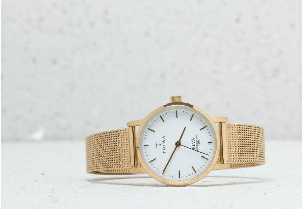 TRIWA Ivory Elva Petite Gold Mesh