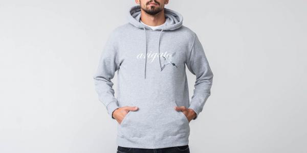AXEL ARIGATO Tonal Tori Hoodie Grey Melange