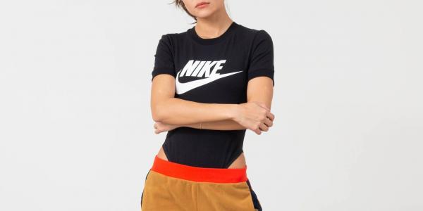 Nike Sportswear Essential Body Suit Tee Black/ White