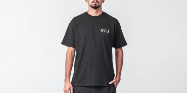 Polar Skate Co. Stroke Logo Tee Black