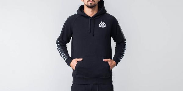 Kappa Authentic Porta Hoodie Black
