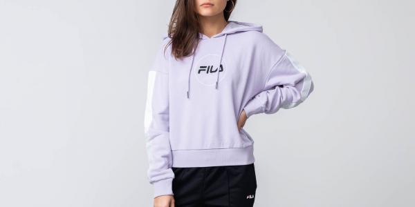 FILA Riva Longsleeve Hoodie Orchid Petal