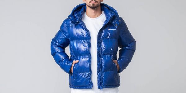 Champion Hooded Jacket Blue