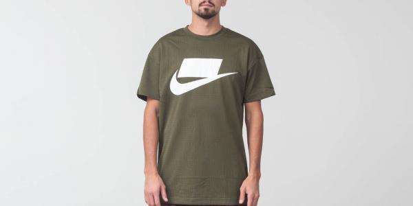 Nike Sportswear Shortsleeve Mesh Top Olive Green