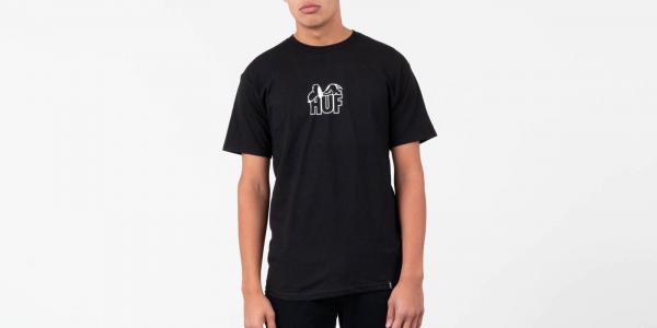 HUF x Peanuts Snoopy Resting Tee Black