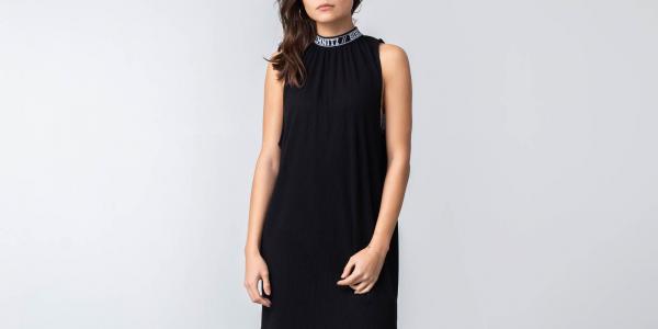 Bibi Chemnitz Rib Dress Black