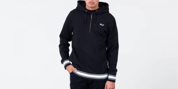 HUF Relay French Terry Pullover Hoodie Black