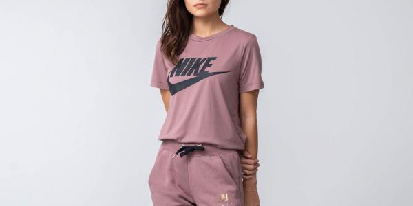 Nike Sportswear Essential Shortsleeve Tee Smokey Mauve/ Black
