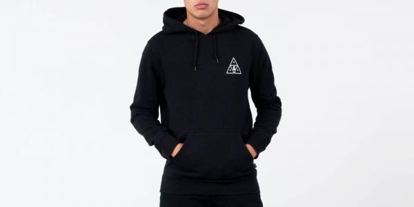 HUF Memorial Triangle Pullover Hoodie Black