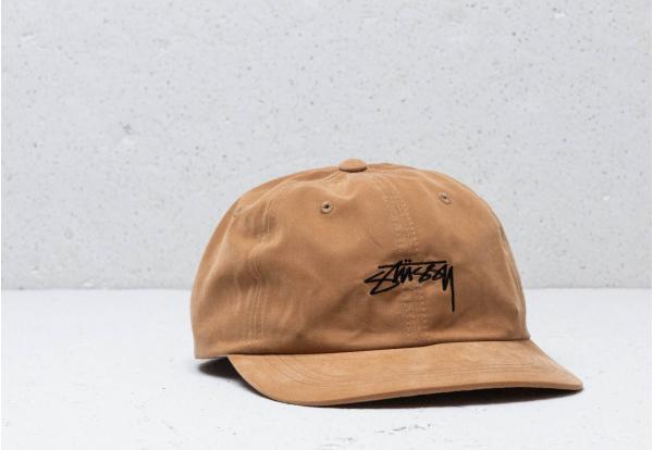 Stüssy Peached Smooth Stock Low Pro Cap Camel