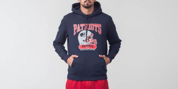 New Era NFL Archie New England Patriots Hoodie Navy