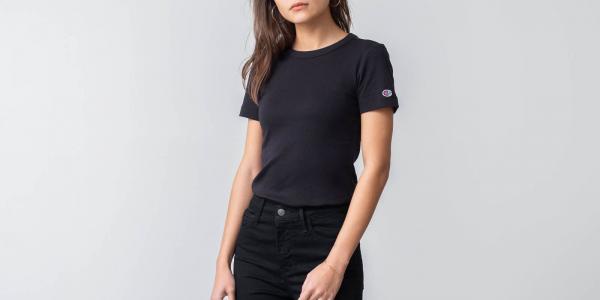 Champion Crewneck Tee Black