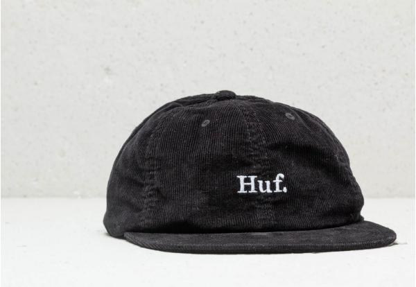 HUF Genuine 6 Panel Hat Black