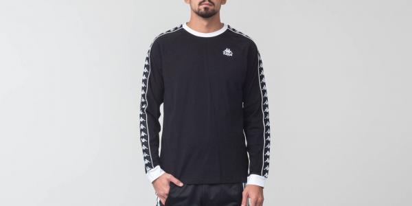Kappa 222 Banda Auyen Tee Black/White