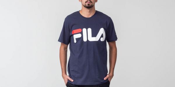 FILA Classic Logo Tee Black Iris