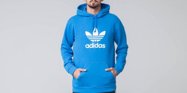 adidas Trefoil Hoodie Blue Bird
