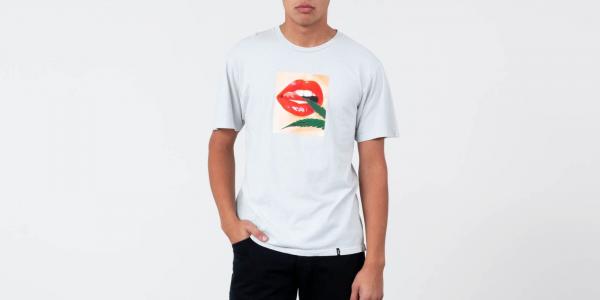 HUF The Lick Shortsleeves Tee Cloud Blue