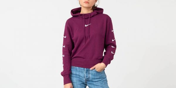 Nike Sportswear Swish Hoodie Bordeaux