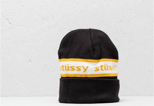 Stüssy Ray Jacquard Beanie Black
