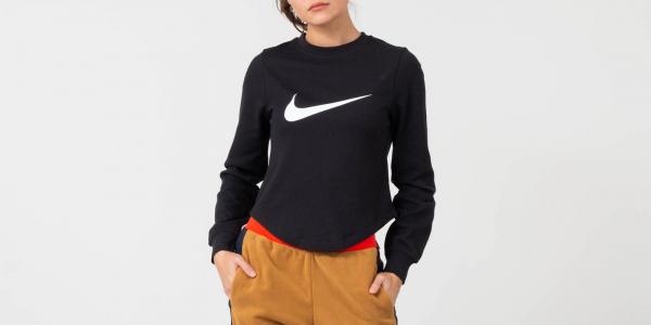 Nike Sportswear Swoosh Longsleeves Tee Black