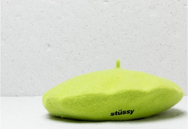 Stüssy Arren Felt Beret Lime
