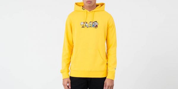HUF x Peanuts End Credit Pullover Hoodie Yellow