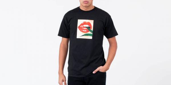 HUF The Lick Shortsleeves Tee Black