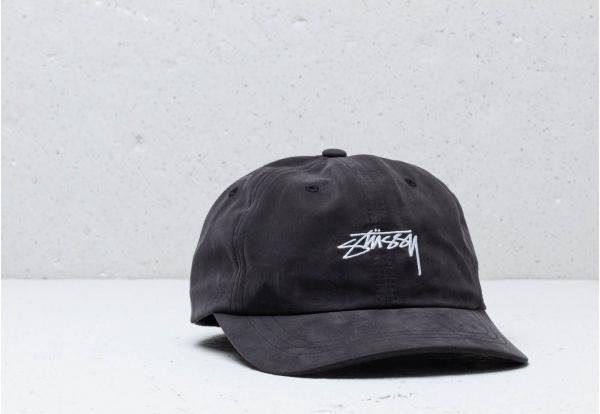 Stüssy Peached Smooth Stock Low Pro Cap Black
