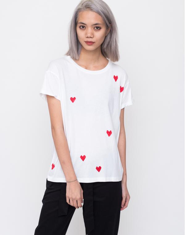 ArmedAngels Nalin Hearts White S