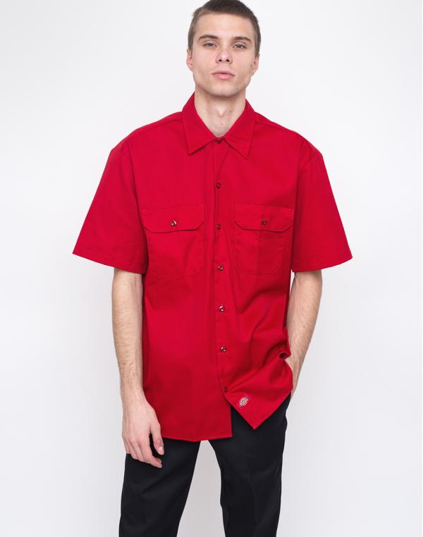 Dickies Work Shirt English Red M