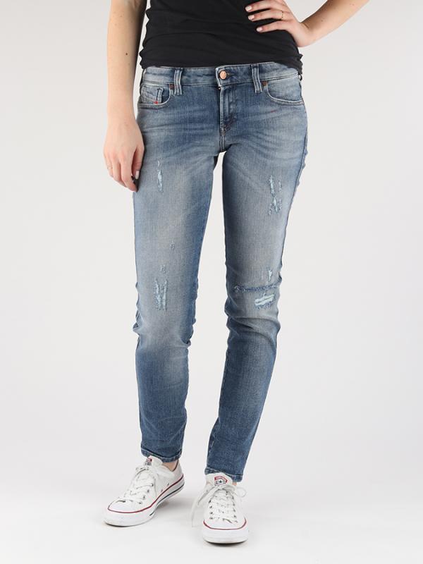 Džíny Diesel Gracey L.32 Pantaloni Modrá