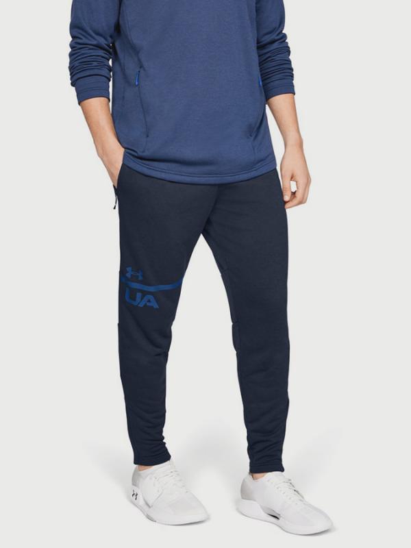 Tepláky Under Armour MK1 Terry Tapered Pant Modrá