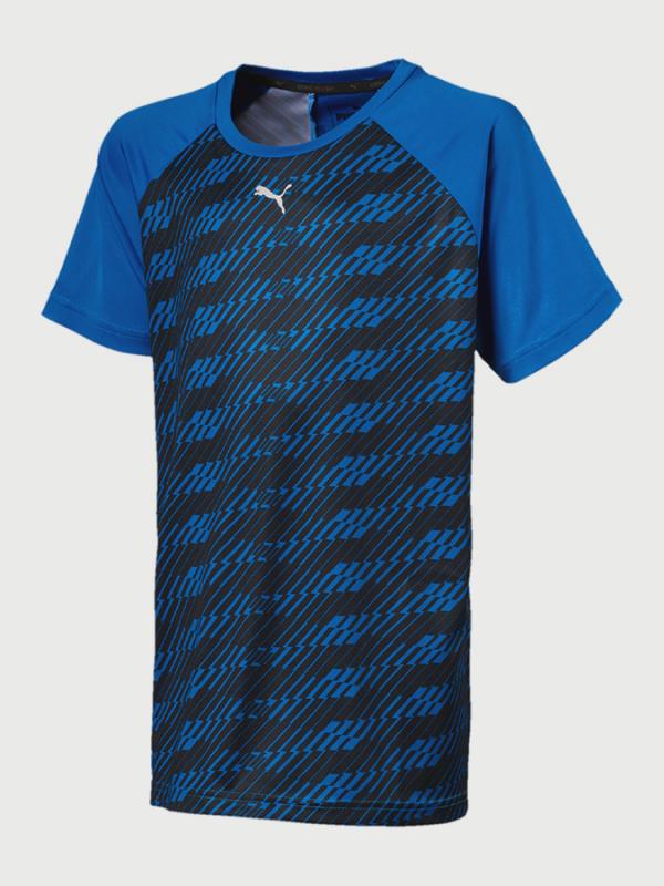 Tričko Puma Gym Graphic AOP Tee B Modrá