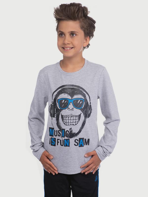 Tričko SAM 73 BT 519 Šedá