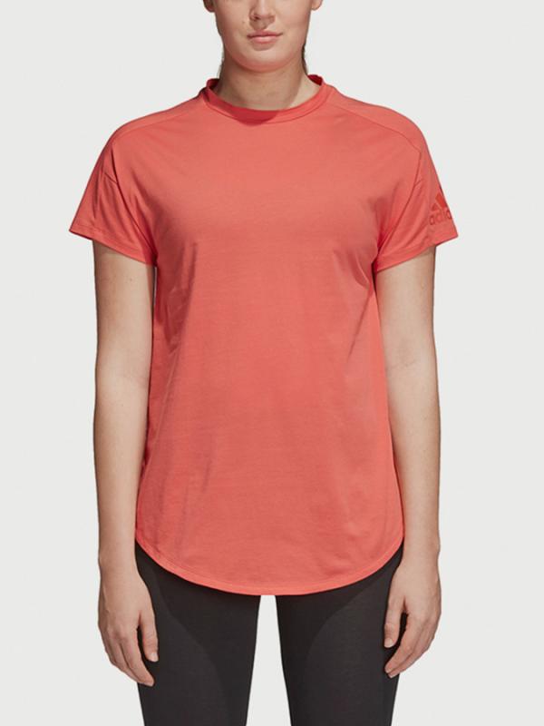 Tričko adidas Performance W Zne Tee Oranžová