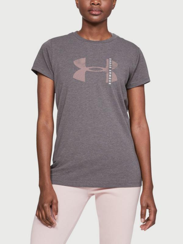 Tričko Under Armour Graphic Q4 Classic Crew Šedá