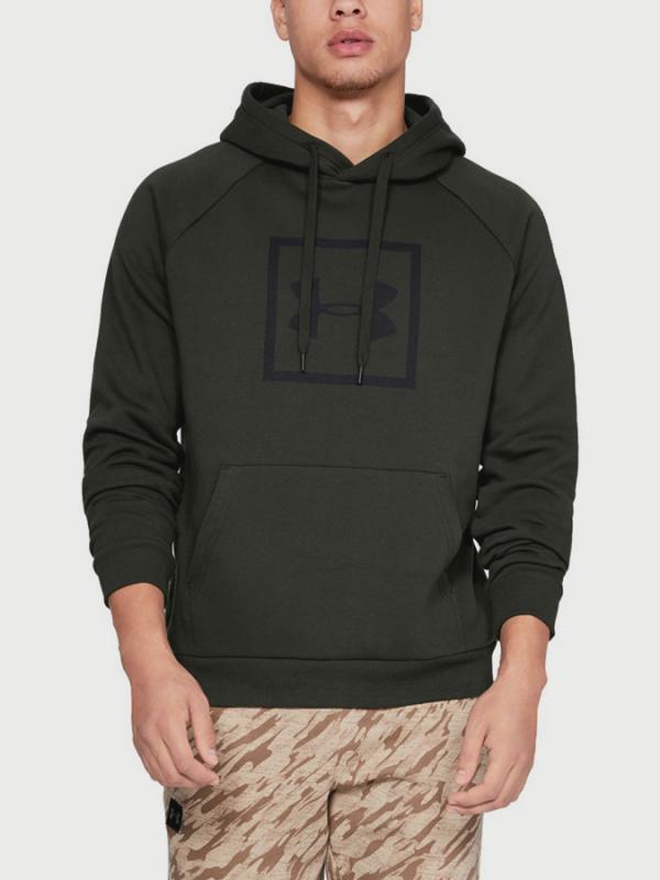 Mikina Under Armour Rival Fleece Logo Hoodie Zelená