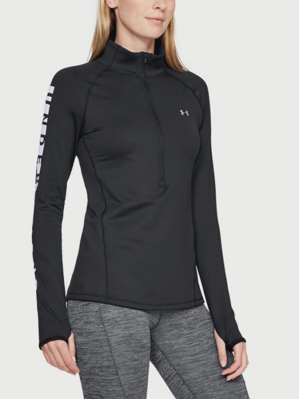 Tričko Under Armour CG Graphic 1/2 Zip Černá