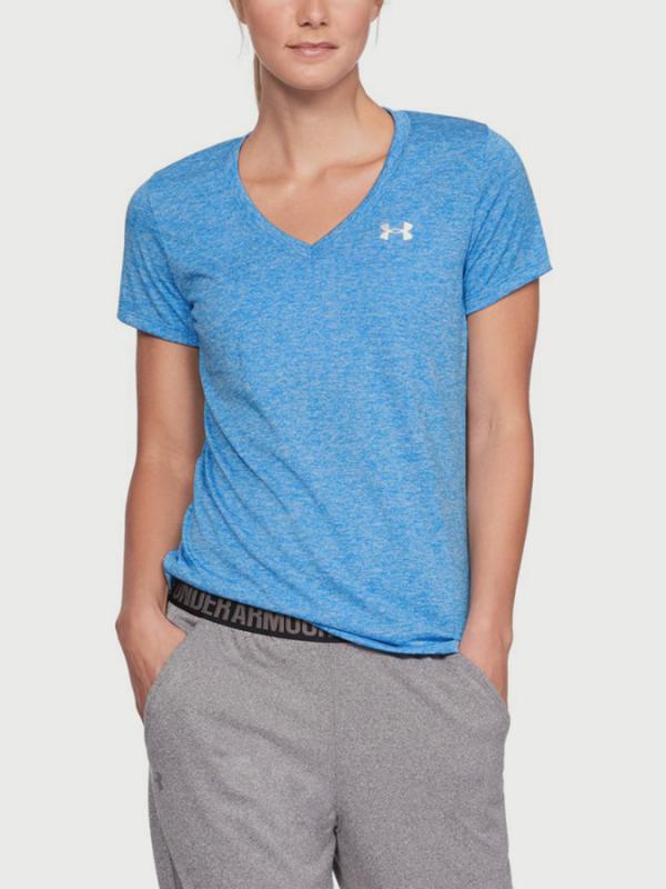 Tričko Under Armour Tech SSV - Twist Modrá