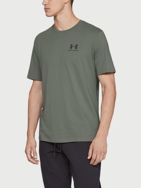 Tričko Under Armour Sportstyle Left Chest Ss Zelená