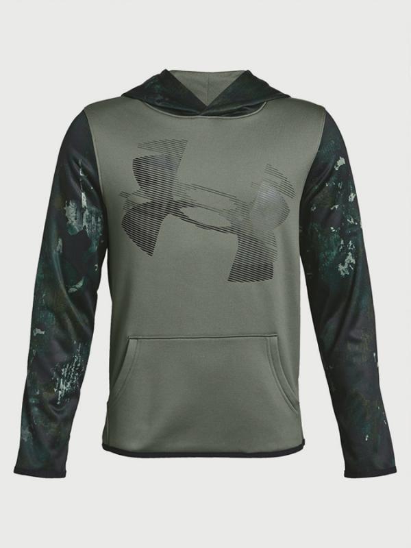 Mikina Under Armour Fleece Hoody Zelená