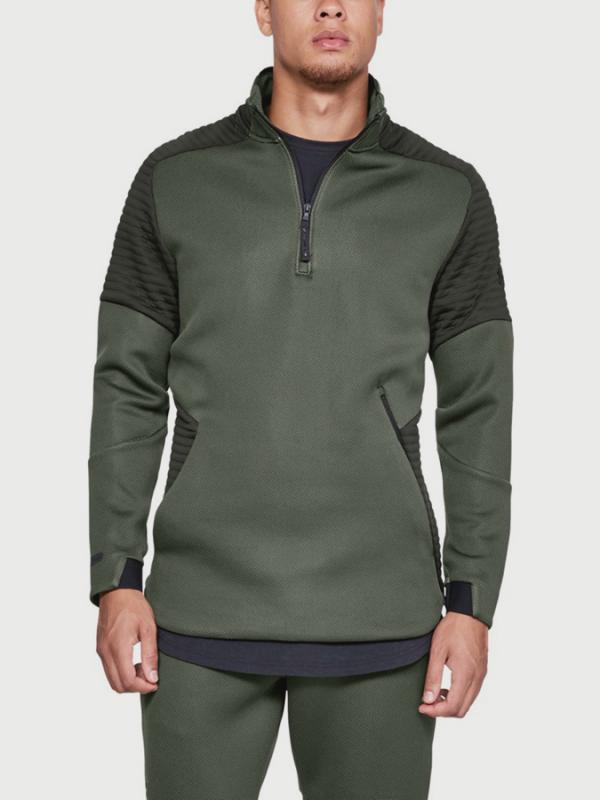 Bunda Under Armour Unstoppable Move 1/2 Zip Zelená