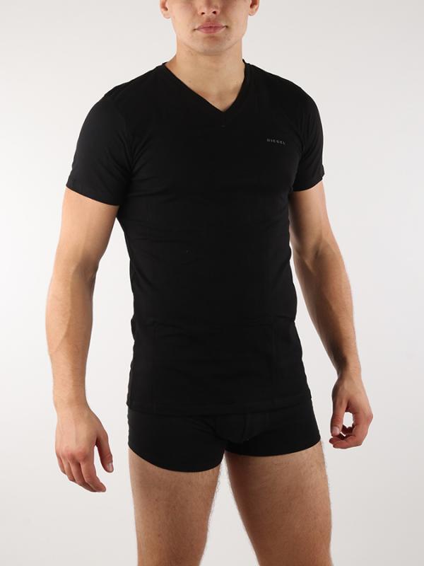 Tričko Diesel Umtee-Michael T-Shirt 2 Pack Černá