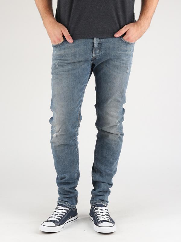Džíny Diesel Sleenker L.32 Pantaloni Modrá