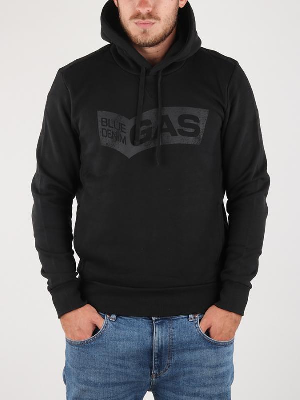 Mikina GAS Sven/S Hood Front Černá
