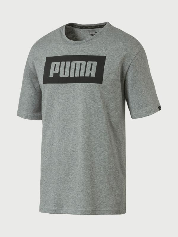Tričko Puma Rebel Basic Tee Šedá
