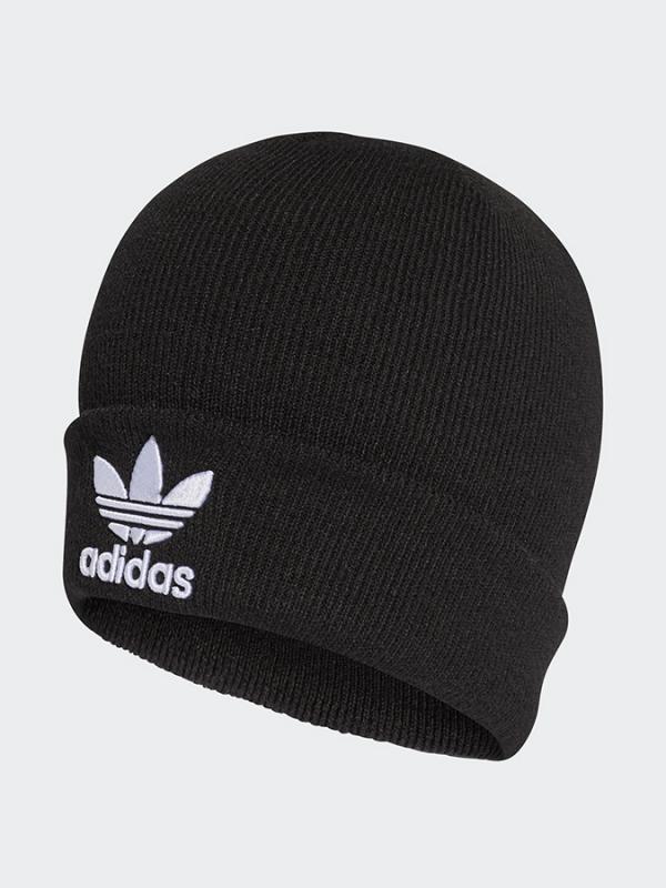 Čepice adidas Originals Trefoil Beanie Černá