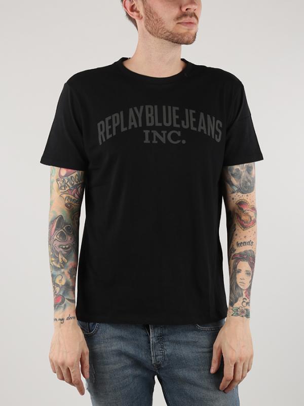Tričko Replay M3479 T-Shirts Černá