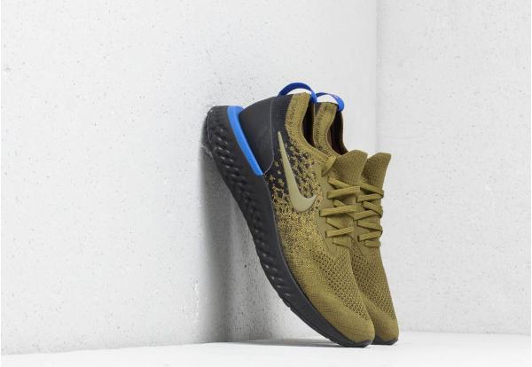 Nike Epic React Flyknit Olive Flak/ Olive Flak-Black