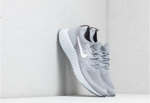 Nike Epic React Flyknit Wolf Grey/ White-Cool Grey